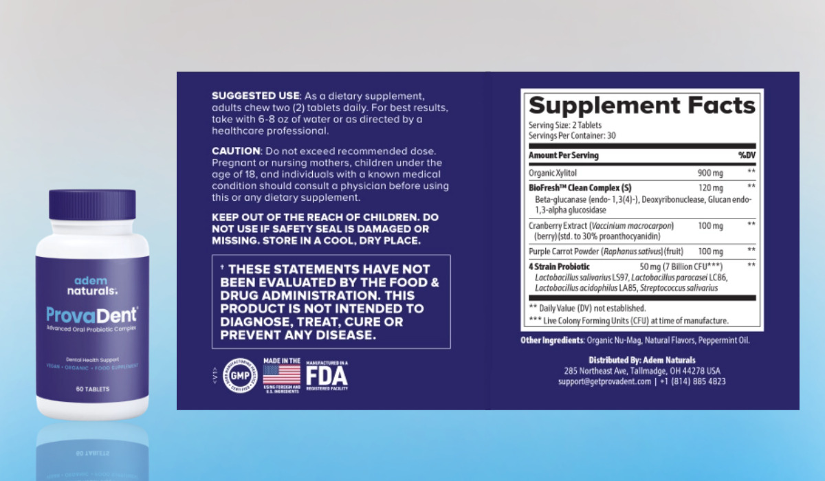 provadent-supplement-facts